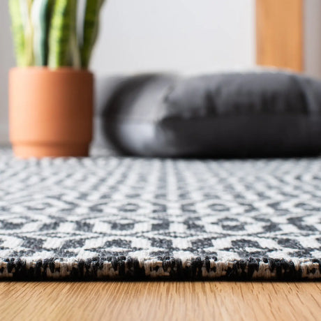 Safavieh Augustine 4'-0" x 6'-0" Rug in Black / Light Grey