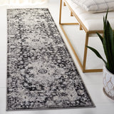 Safavieh Madison 2'-3" x 8'-0" Rug in Black / Grey
