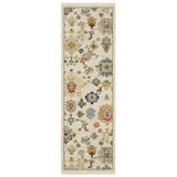 Oriental Weavers Lucca 5507W Ivory/ Multi Rug - runner