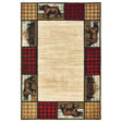 Oriental Weavers Sphinx Woodlands 9603C Ivory / Multi Rugs - main flat