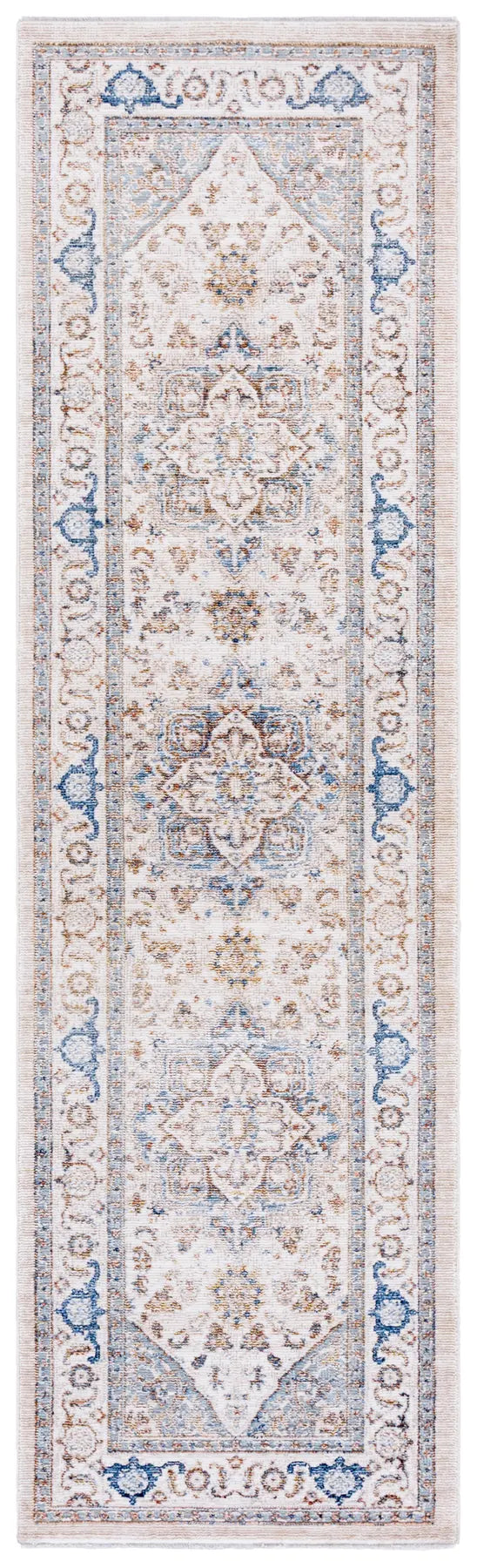 Safavieh Ellwood 2'-3" x 8'-0" Rug in Beige / Blue