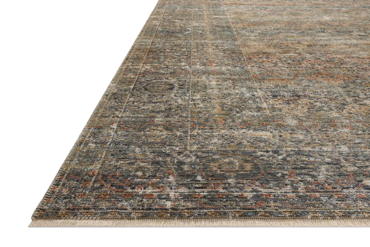 Loloi Heritage Her-11 Midnight/Multi Rug - rug corner