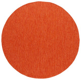 Safavieh Beach House 6'-7" x 6'-7" Rug in Orange