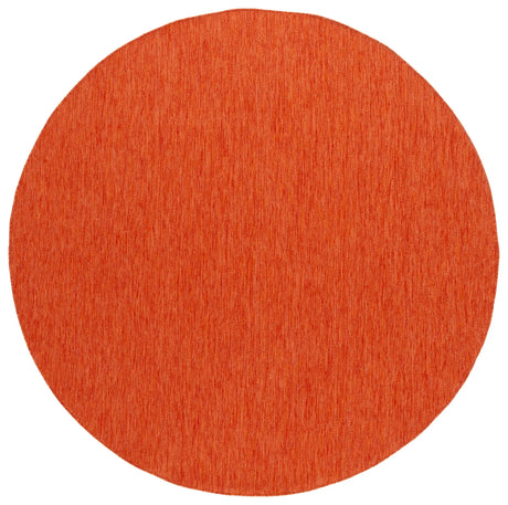 Safavieh Beach House 6'-7" x 6'-7" Rug in Orange