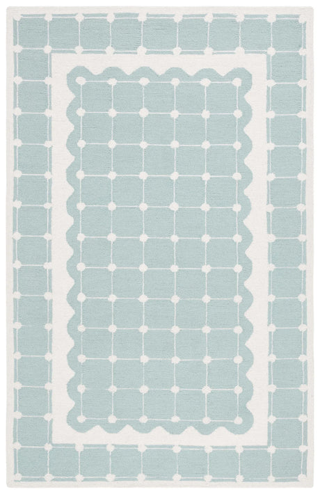 Safavieh Safavieh Kids 4'-0" x 6'-0" Rug in Turquoise / Ivory