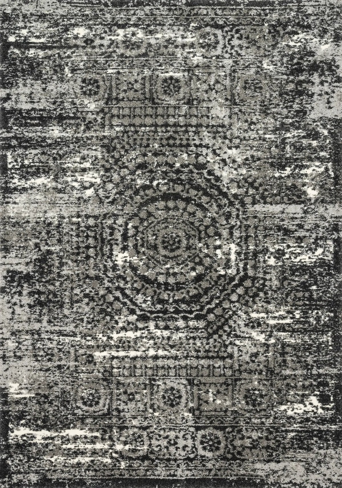 Loloi Viera Vr-11 Graphite / Black Rugs - main flat