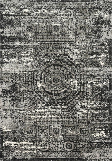Loloi Viera Vr-11 Graphite / Black Rugs - main flat