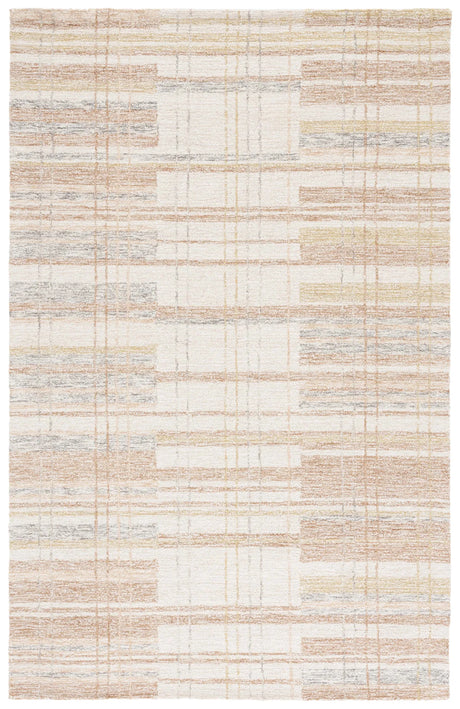 Safavieh Metro 4'-0" x 6'-0" Rug in Ivory / Rust