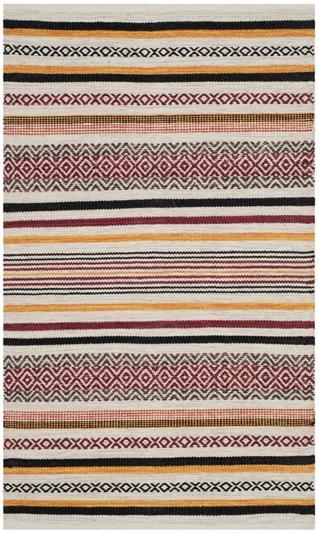 Safavieh Montauk 2'-6" x 4'-0" Rug in Red / Multi