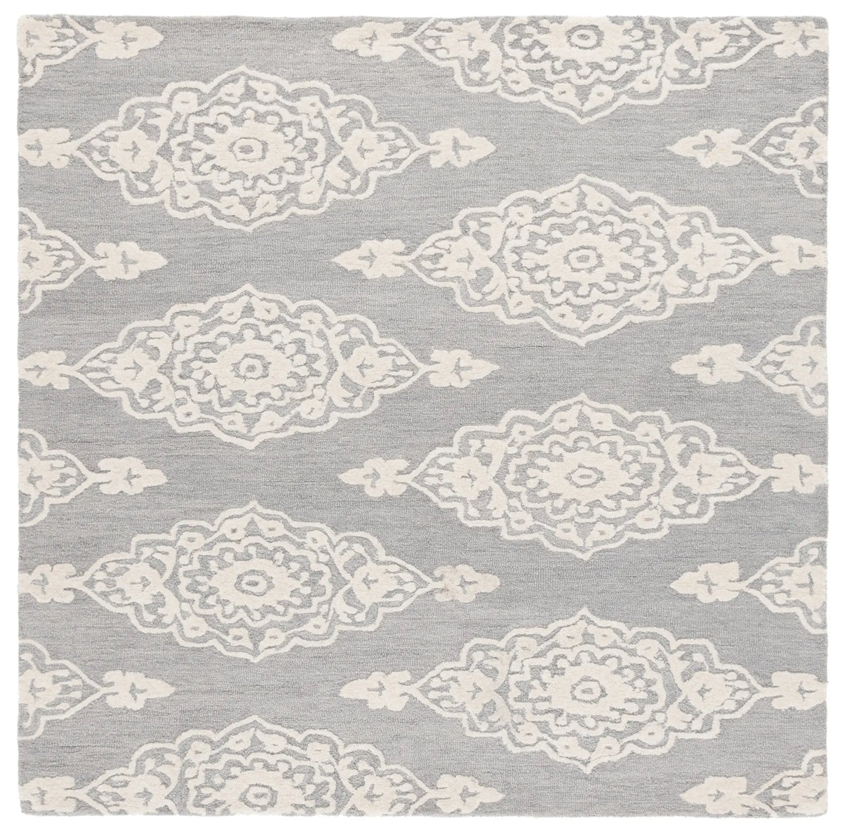 Safavieh Ebony 6'-0" x 6'-0" Rug in Ivory / Grey