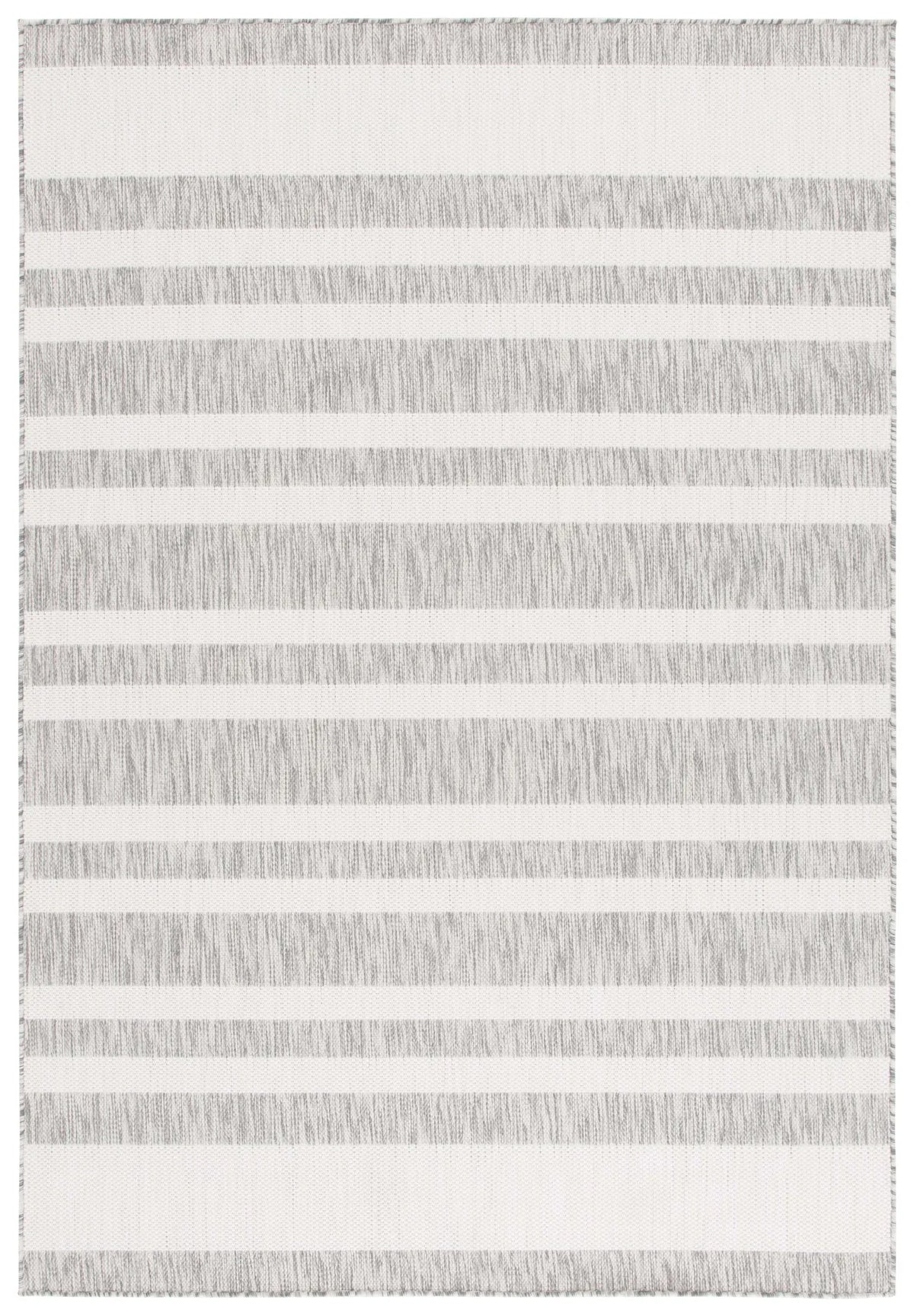 Safavieh Beach House 4'-0" x 6'-0" Rug in Grey / Ivory