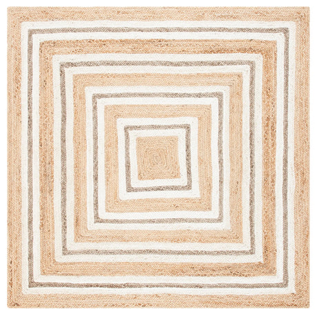 Safavieh Natural Fiber 6'-0" x 6'-0" Rug in Natural / Ivory