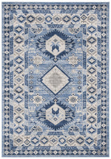 Safavieh Kazak 100 4'-0" x 6'-0" Rug in Blue / Creme