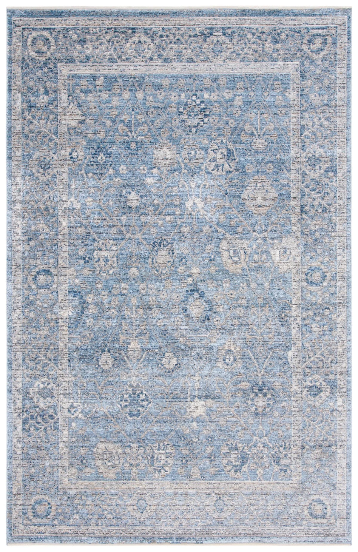 Safavieh Dream 4'-0" x 6'-0" Rug in Grey / Turquoise