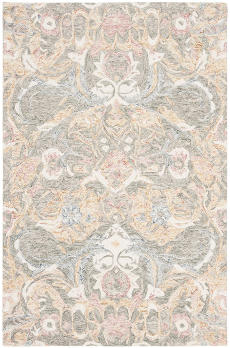 Safavieh Aubusson 4'-0" x 6'-0" Rug in Ivory / Sage