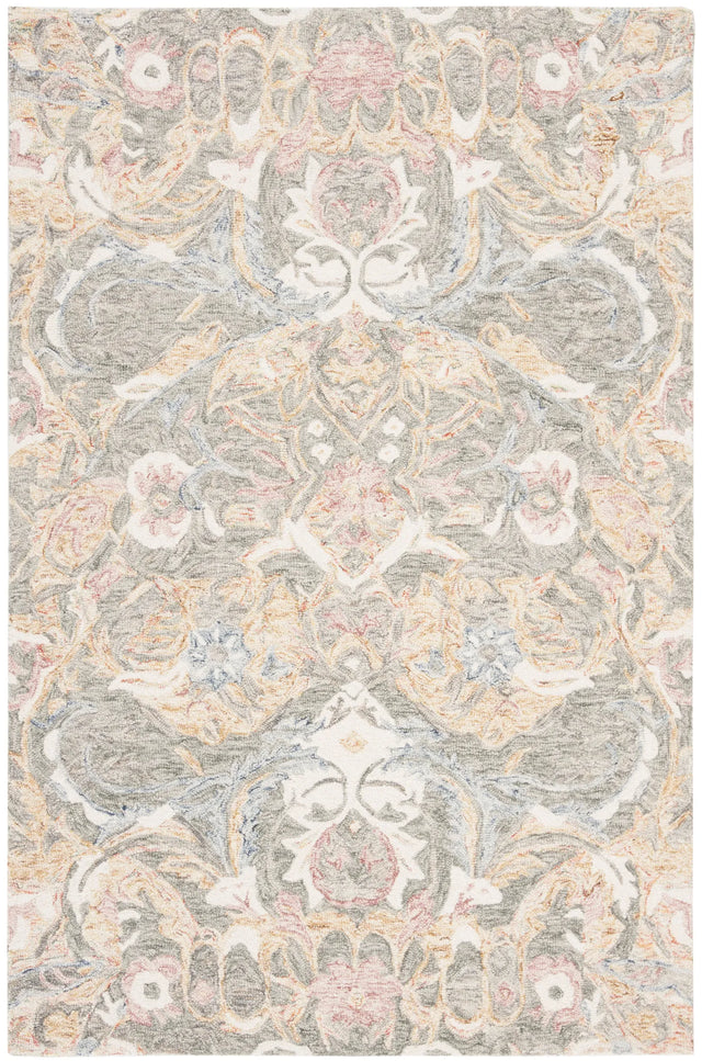 Safavieh Aubusson 4'-0" x 6'-0" Rug in Ivory / Sage