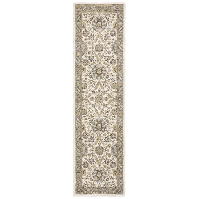 Oriental Weavers Sphinx Andorra 8918I Stone / Ivory Rugs - runner