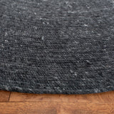 Safavieh Braided 5'-0" x 5'-0" Rug in Black