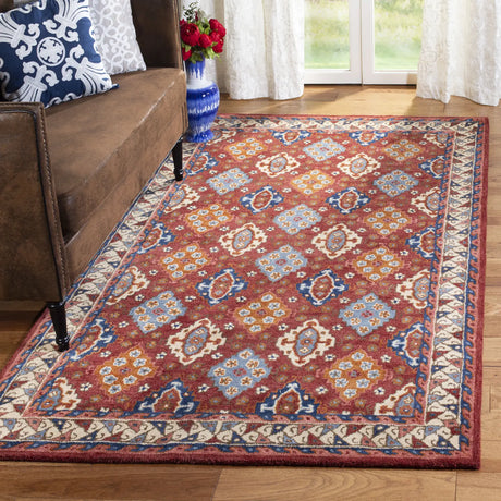 Safavieh Antiquity 4'-0" x 6'-0" Rug in Red / Blue