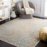 Safavieh Paradise 4'-0" x 5'-7" Rug in Stone / Aqua