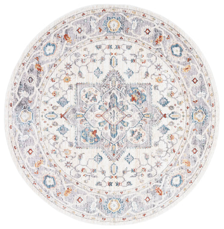 Safavieh Olympia 6'-0" x 6'-0" Rug in Grey / Ivory
