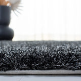 Safavieh Shag 4'-0" x 6'-0" Rug in Dark Grey