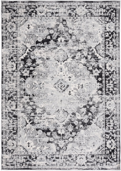 Safavieh Madison 4'-0" x 6'-0" Rug in Black / Grey
