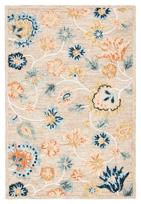 Safavieh Metro 4'-0" x 6'-0" Rug in Beige / Blue
