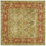 Safavieh Persian Legend 6'-0" x 6'-0" Rug in Light Green / Rust