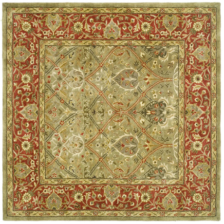 Safavieh Persian Legend 6'-0" x 6'-0" Rug in Light Green / Rust
