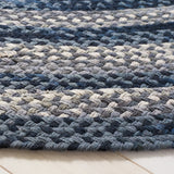 Safavieh Braided 5'-0" x 5'-0" Rug in Grey / Ivory