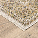 Oriental Weavers Sphinx Maharaja 001J1 Ivory/Gold Rugs - corner detail