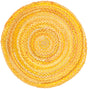 Safavieh Braided 3'-0" x 3'-0" Rug in Gold