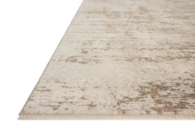 Loloi Nellie NEL-05 Dove / Natural Rug - rug corner