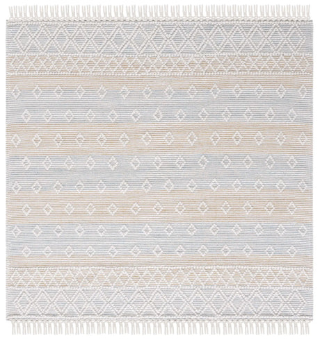 Safavieh Vermont 6'-0" x 6'-0" Rug in Light Blue / Yellow