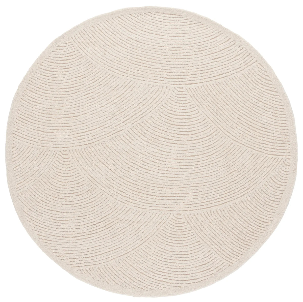 Safavieh Textural 6'-0" x 6'-0" Rug in Ivory