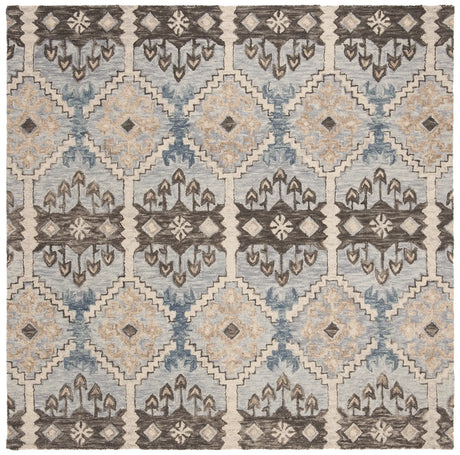 Safavieh Aspen 7'-0" x 7'-0" Rug in Light Blue / Cream