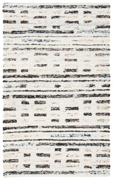 Safavieh Manhattan 4'-0" x 6'-0" Rug in Ivory / Dark Brown