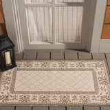 Safavieh Courtyard 2'-0" x 3'-7" Rug in Natural / Brown