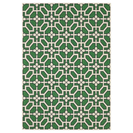 Oriental Weavers Sphinx Havana HAV01 Green Rugs - main flat