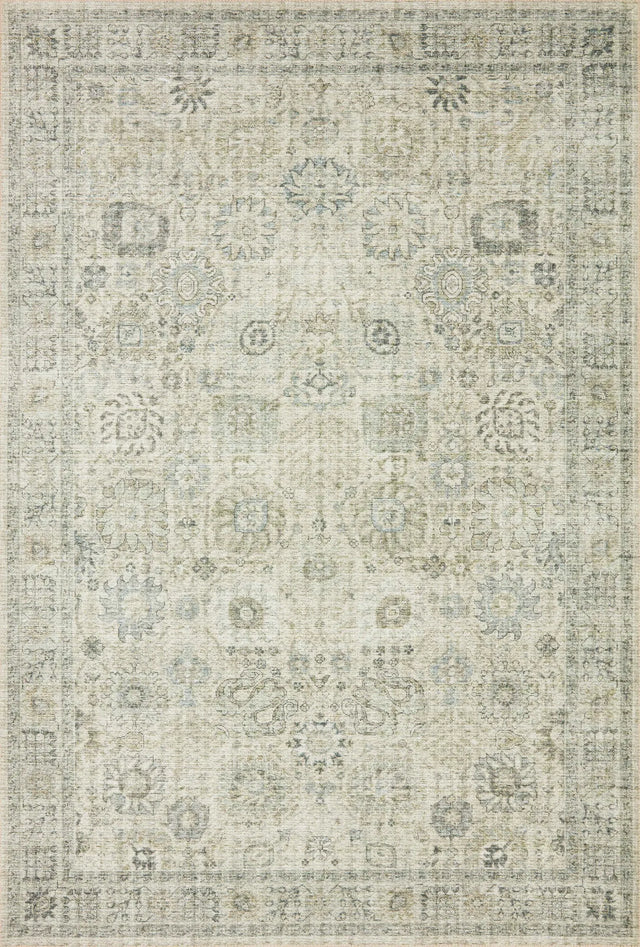 Loloi Skye Sky-14 Natural/Sage Rugs - main flat