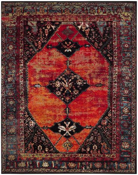 Safavieh Vintage Hamadan 10'-6" x 14'-0" Rug in Orange / Multi
