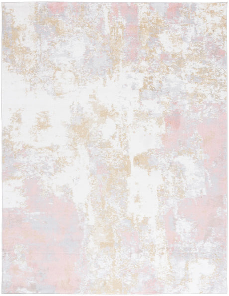 Safavieh Bayside 10'-0" x 14'-0" Rug in Ivory / Grey Pink