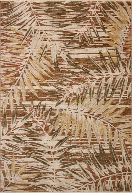 Loloi Eileen ELE-05 Transitional Power Loomed Earth, Natural Rug - main flat