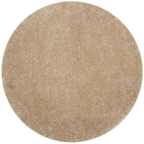 Safavieh Polar Shag 5'-1" x 5'-1" Rug in Light Beige