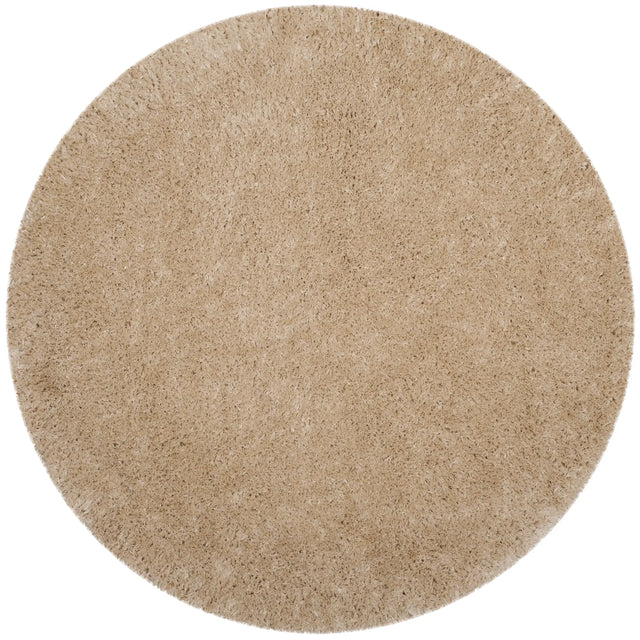 Safavieh Polar Shag 5'-1" x 5'-1" Rug in Light Beige