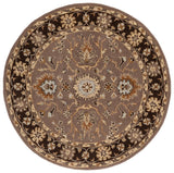Safavieh Anatolia 6'-0" x 6'-0" Rug in Grey / Dark Grey