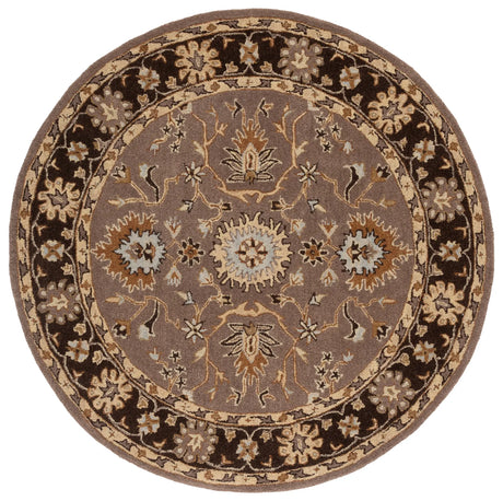 Safavieh Anatolia 6'-0" x 6'-0" Rug in Grey / Dark Grey