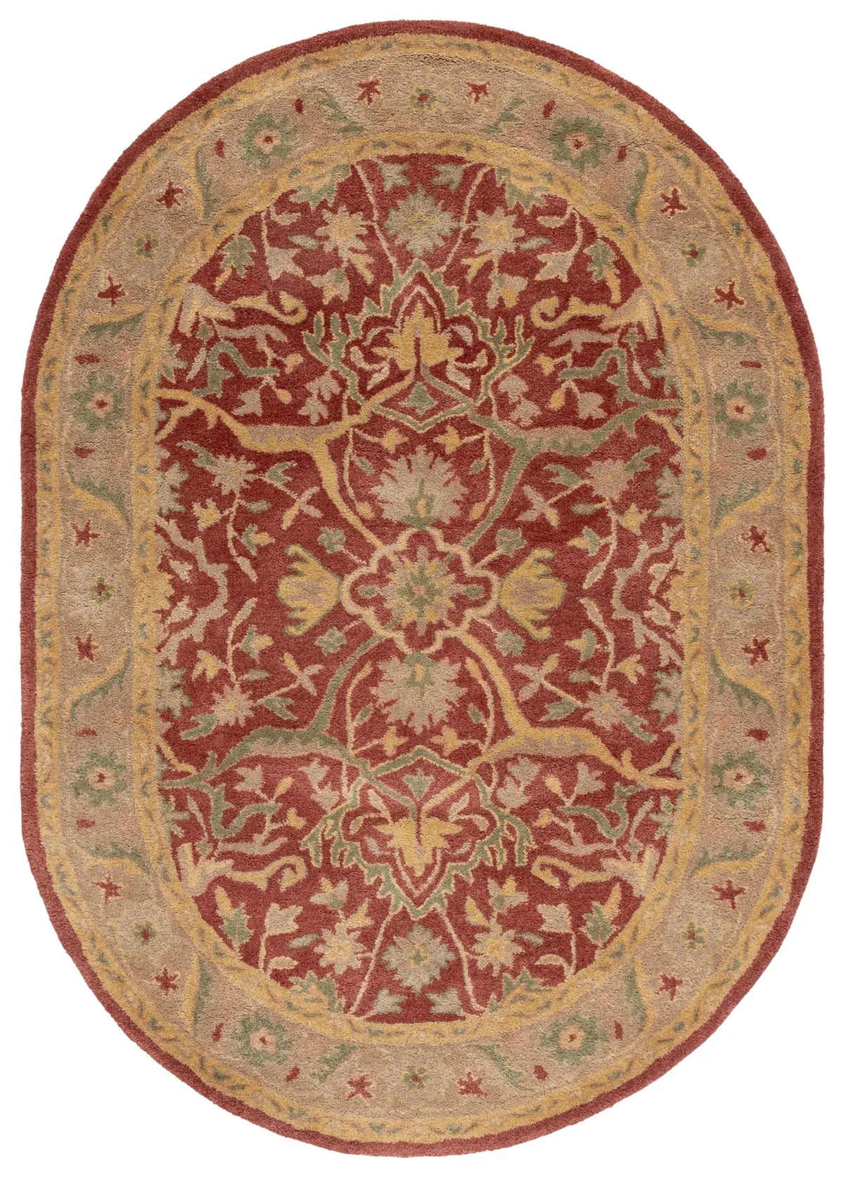 Safavieh Antiquity 4'-6" x 6'-6" Rug in Rust