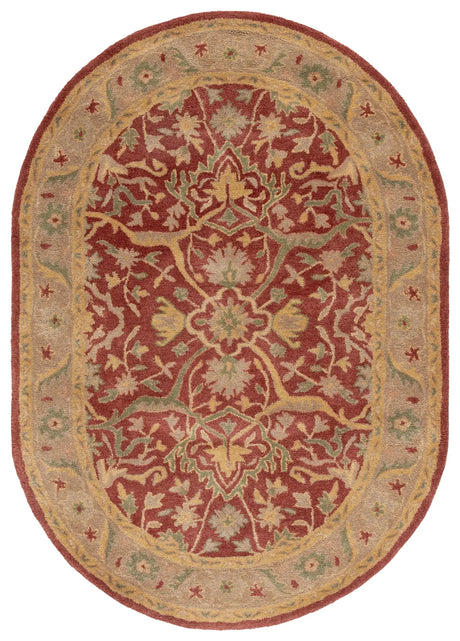 Safavieh Antiquity 4'-6" x 6'-6" Rug in Rust
